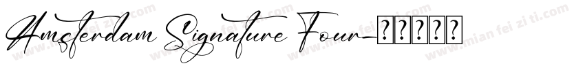 Amsterdam Signature Four字体转换